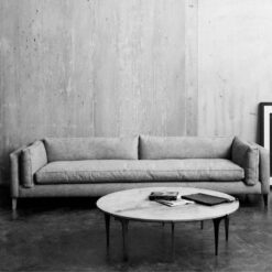 Ghế sofa văng vải thô V30 – Tối Giản, Thanh Lịch, Giá Xưởng Tại Sofa Vua Bàn Trà