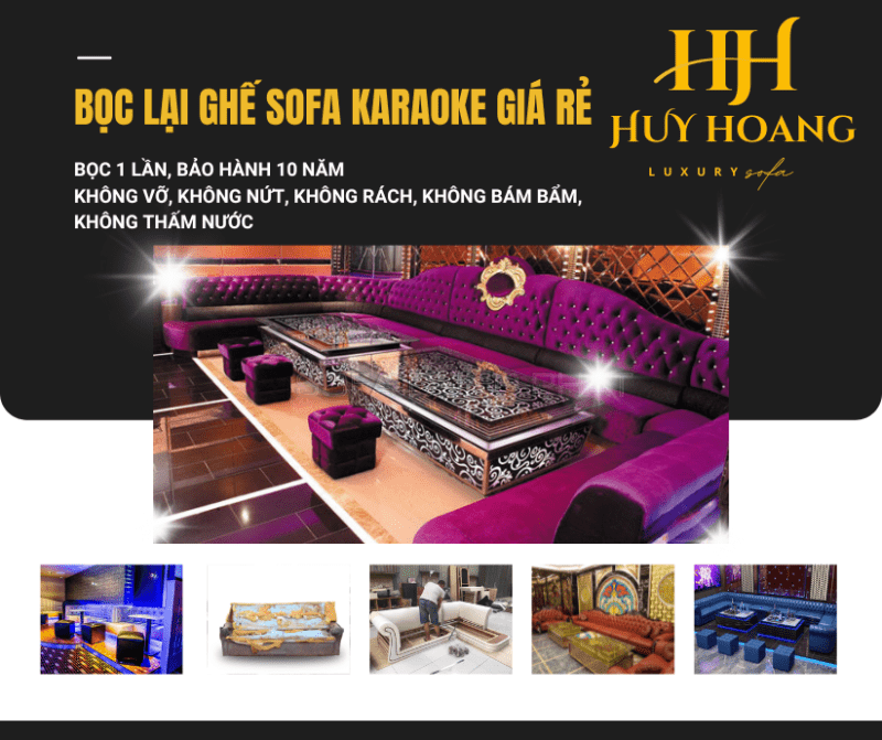 dịch vụ bọc lại sofa karaoke