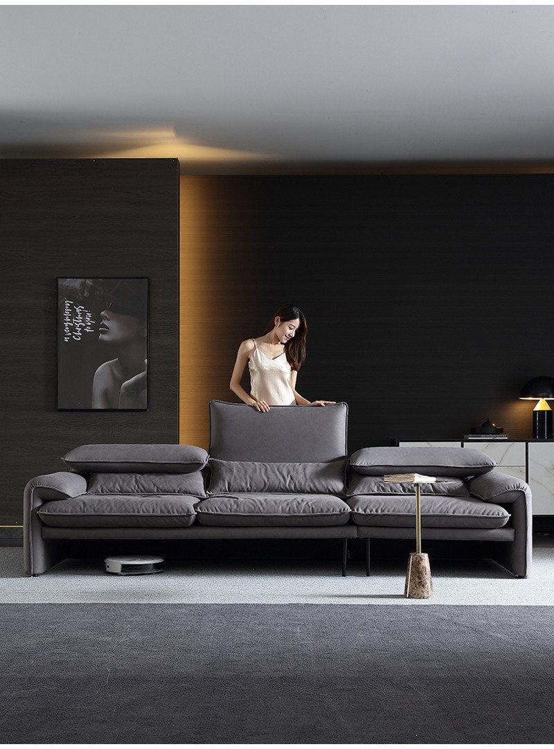 Ghế Sofa Văng Da Lộn Hiện Đại V34 – Đẳng Cấp, Ấm Áp - Ảnh 6