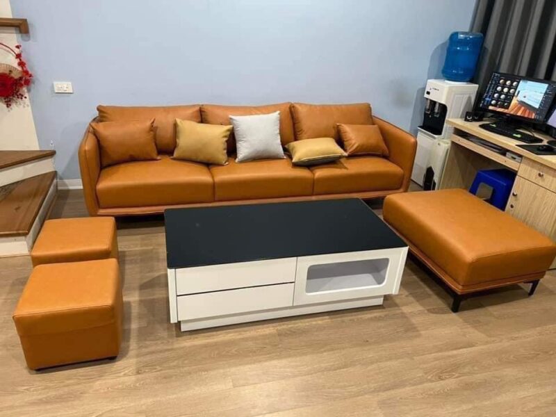 Vệ sinh ghế sofa da thật