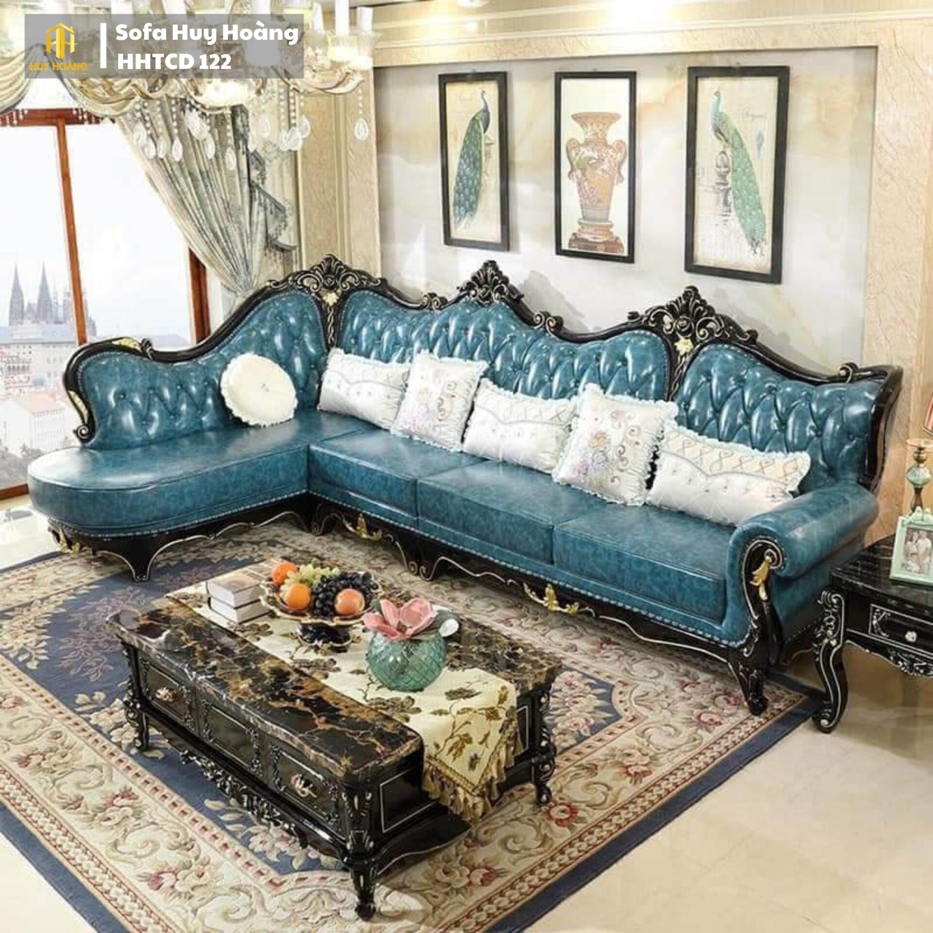 Mẫu sofa tân cổ điển HHTCD 122 - Ảnh 4