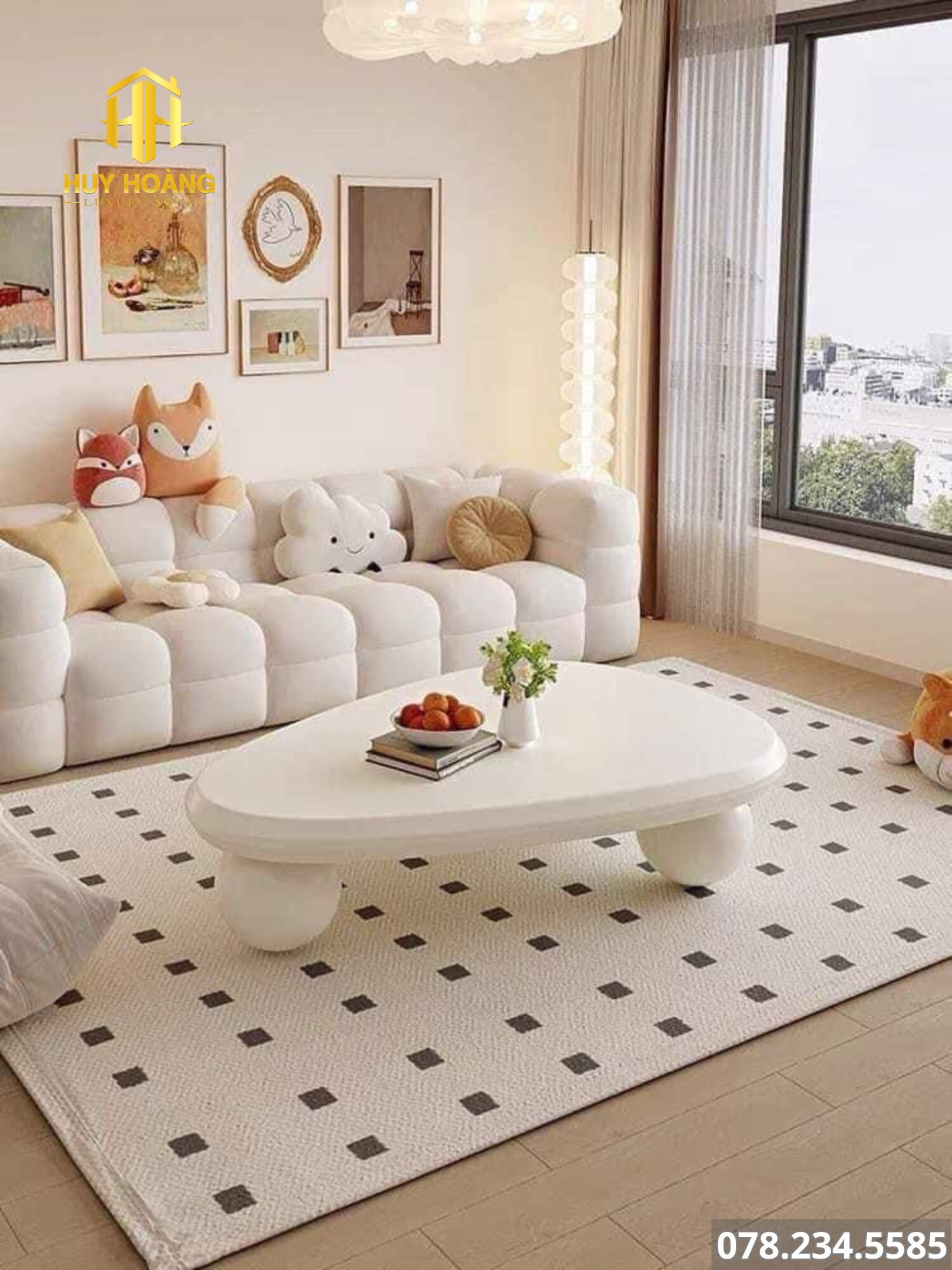 sofa đẹp văng vải