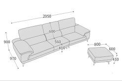 Alternative view of Sofa Văng HHL150: Kiến Tạo Không Gian Sống Tinh Tế và Hiện Đại