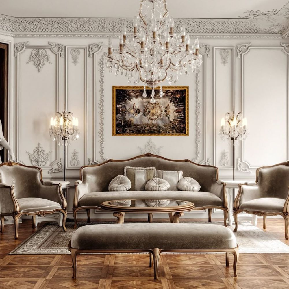 sofa tân cổ điển