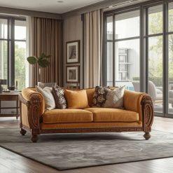 Ghế Sofa Indochine HHV 326 – Tuyệt Tác Đông Dương Cho Phòng Khách Sang Trọng