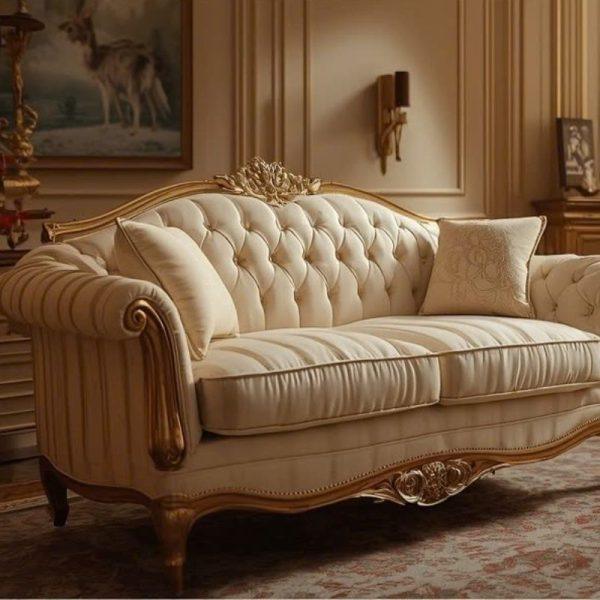 Ghế sofa Indochine HHV 336 – Vẻ đẹp Đông Dương tinh tế, sang trọng.